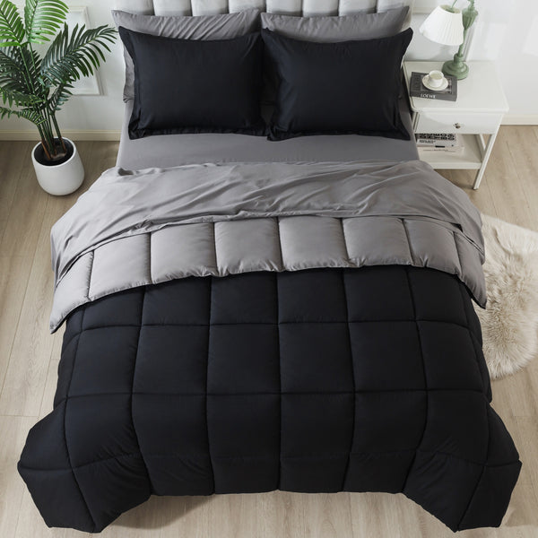 IGI® 7 Piece Comforter Set, Bed in a Bag, Hotel Bedding Sets