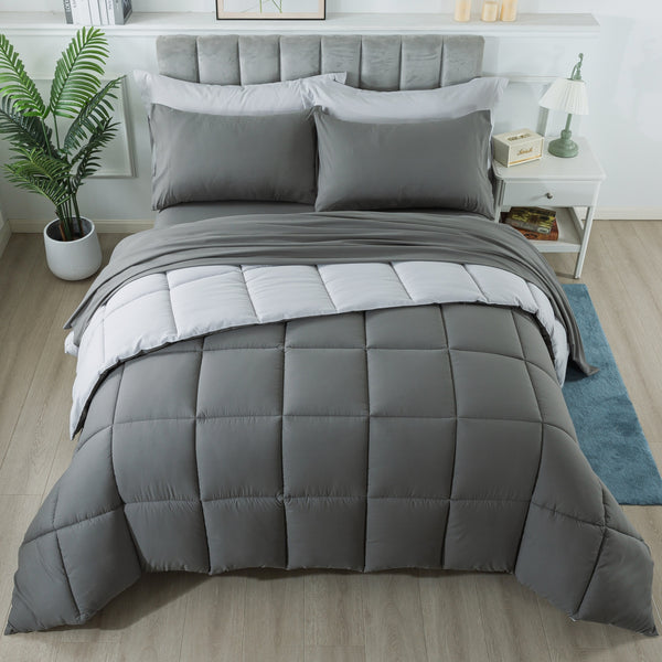 IGI® 7 Piece Comforter Set, Bed in a Bag, Hotel Bedding Sets
