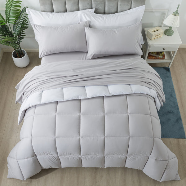 IGI® 7 Piece Comforter Set, Bed in a Bag, Hotel Bedding Sets