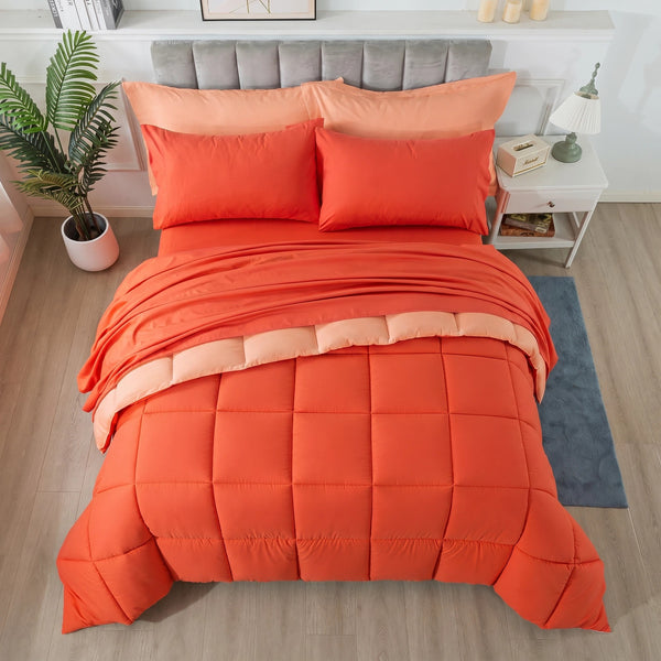 IGI® 7 Piece Comforter Set, Bed in a Bag, Hotel Bedding Sets