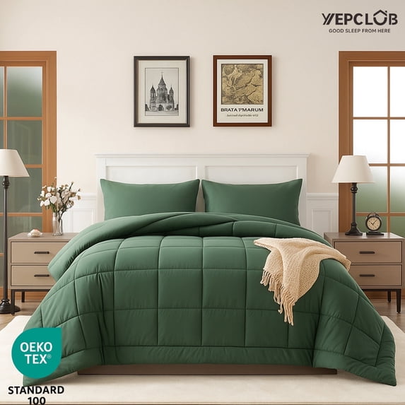 3-Piece Comforter Set by YEPCLUB