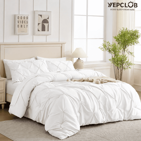 Pintuck 7-Piece Comforter Set by YEPCLUB