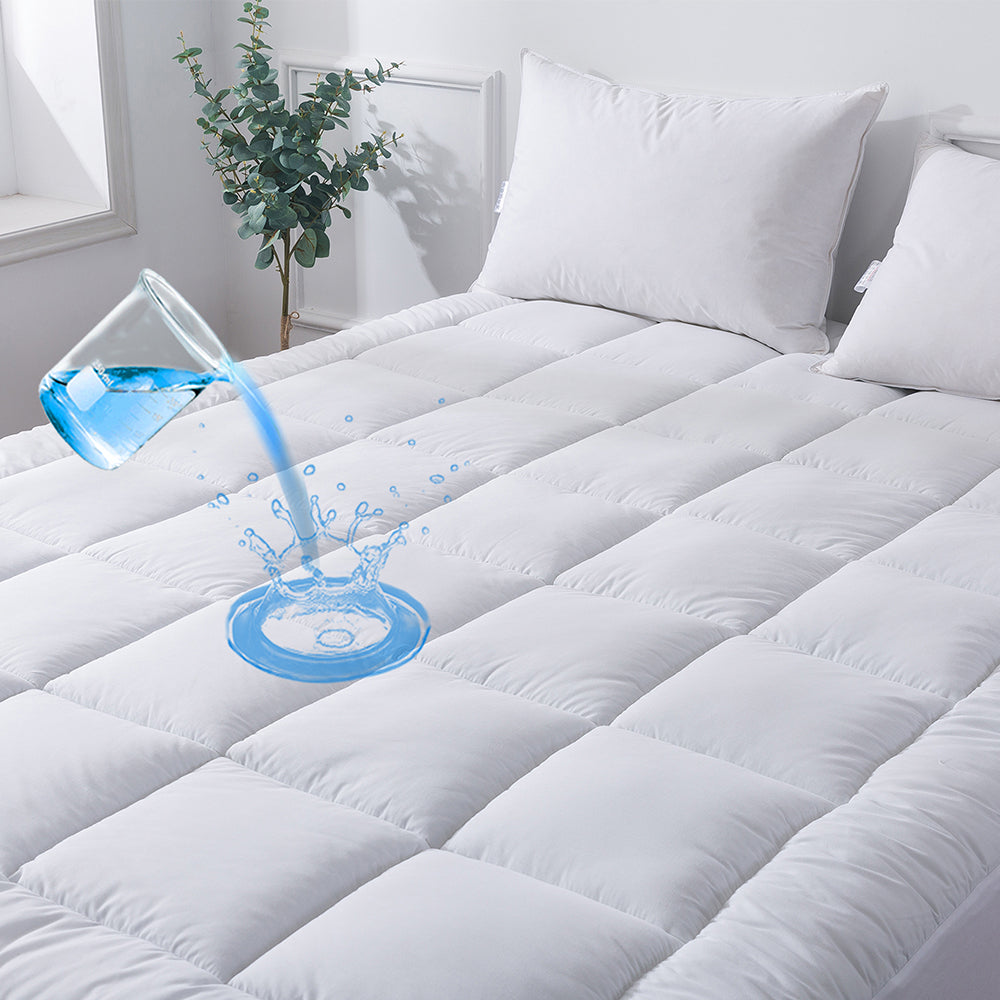 Premium Waterproof Mattress Pad by COSYBAY