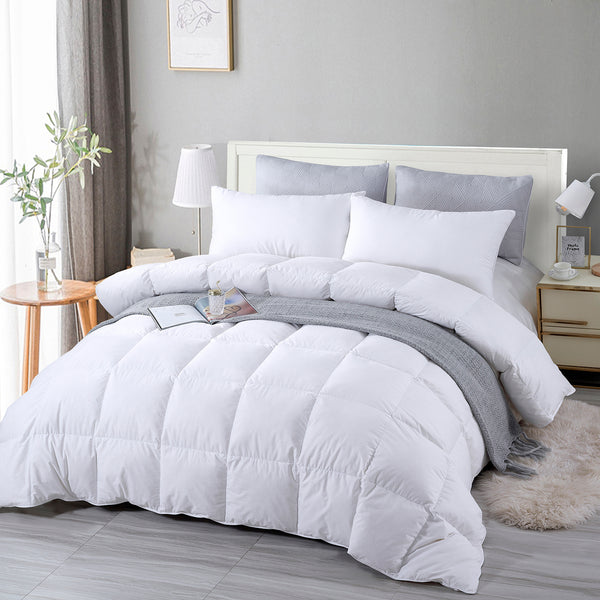 All Season Down Comforter Goose Duck Down and Feather Filling by EDUJIN