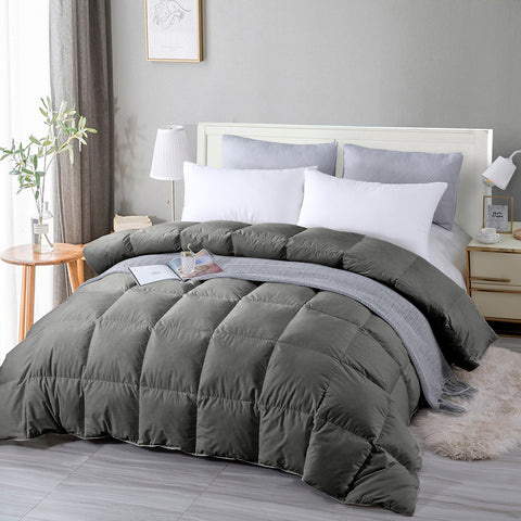 All Season Down Comforter Goose Duck Down and Feather Filling by EDUJIN