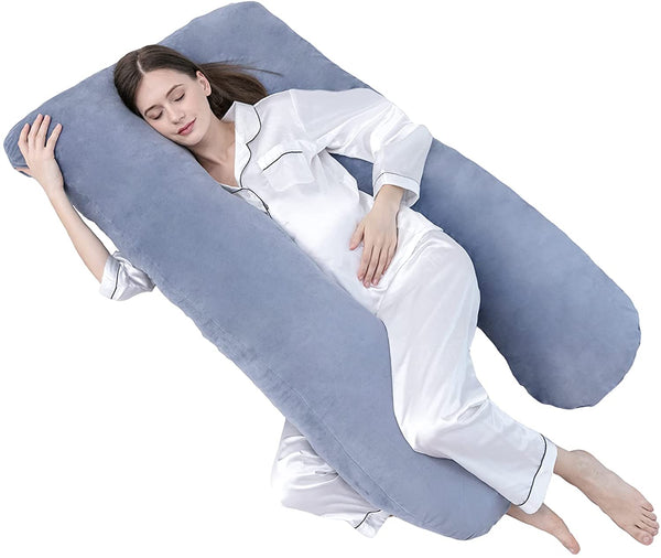 Pregnancy Pillows with Cotton/Velvet Cover by DOWNCOOL