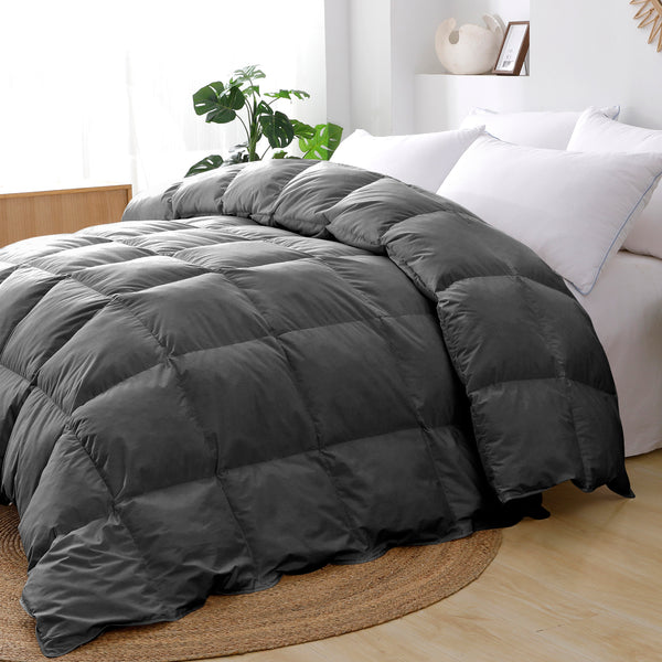 All Season Down Comforter Goose Duck Down and Feather Filling by EDUJIN