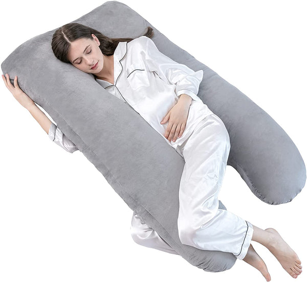 Pregnancy Pillows with Cotton/Velvet Cover by DOWNCOOL