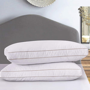 2 Pack Goose Down Feather Pillow Insert for Sleeping by Ubauba
