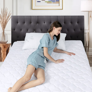 Ultra Soft Cotton Waterproof Mattress Pad by DOWNCOOL