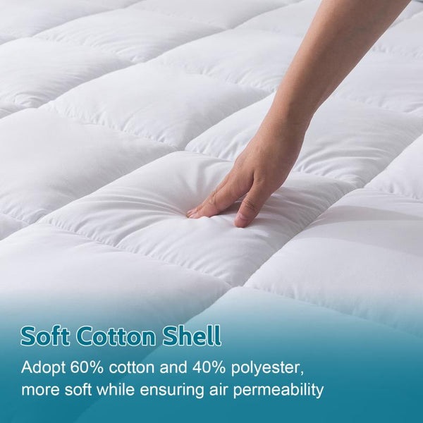 Premium Waterproof Mattress Pad by COSYBAY