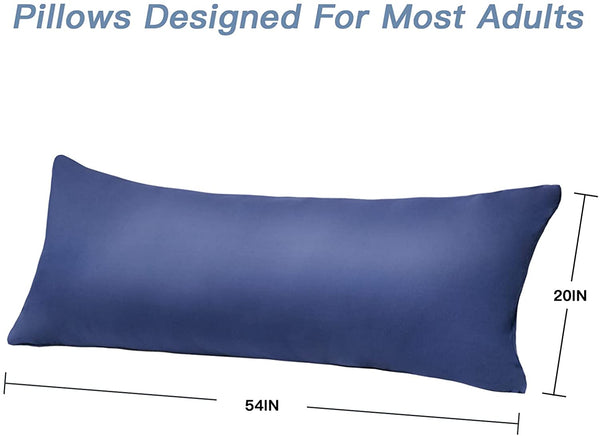 Luxury Full Body Pillow Insert with Fiber Cover by DOWNCOOL