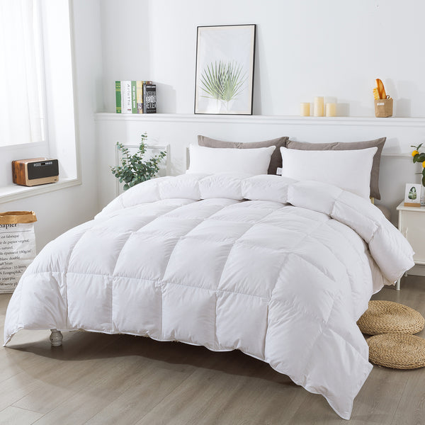 100% Cotton Quilted Heavyweight Down Comforter by Cosybay