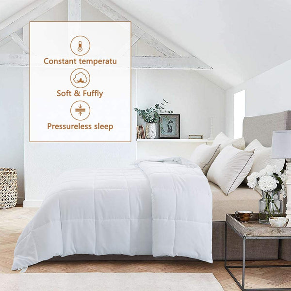 White All Season Down Alternative Comforter by Cosybay