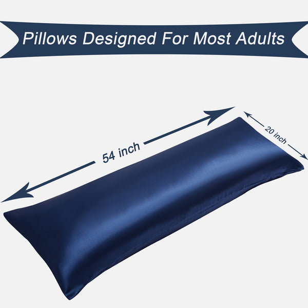 Body Pillows with Satin Pillowcases by IGI 20"x54"