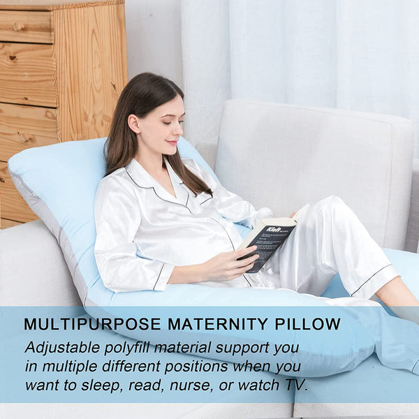 Pregnancy Pillows with Cotton/Velvet Cover by DOWNCOOL