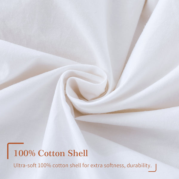 100% Cotton Quilted Lightweight Down Comforter by Cosybay