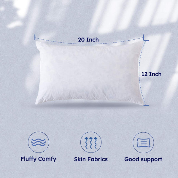 100% Cotton Stuffer Throw Pillow Insert by DOWNCOOL