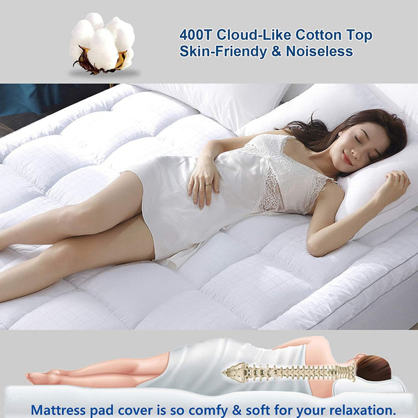 300TC Mattress Topper Pad Cover by DOWNCOOL