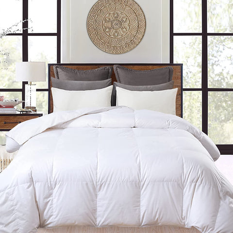 All Season Down Comforter with 100% Cotton Cover by ELNIDO QUEEN