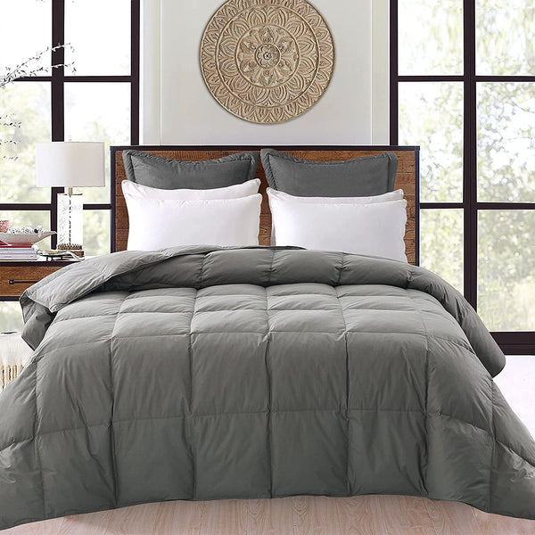 All Season Down Comforter with 100% Cotton Cover by ELNIDO QUEEN