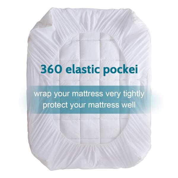 Premium Waterproof Mattress Pad by COSYBAY