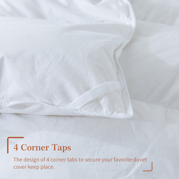 100% Cotton Quilted Heavyweight Down Comforter by Cosybay