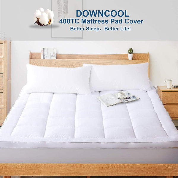 300TC Mattress Topper Pad Cover by DOWNCOOL