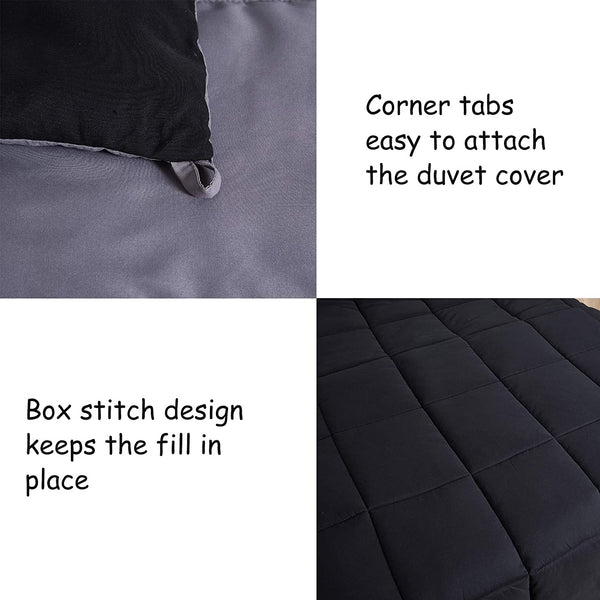 All-Season Reversible Down Alternative Quilted Comforter by ELNIDO QUEEN