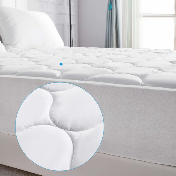 Waterproof Mattress Pad by WhatsBedding