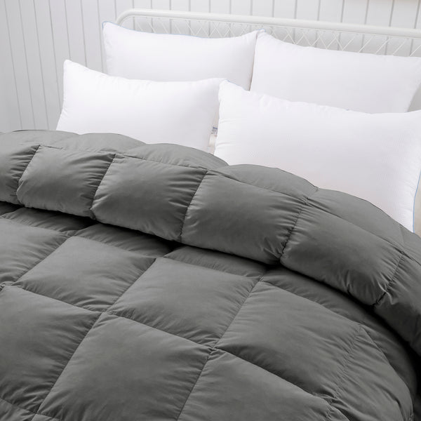 Lightweight Down Comforter Goose Duck Down and Feather Filling by EDUJIN