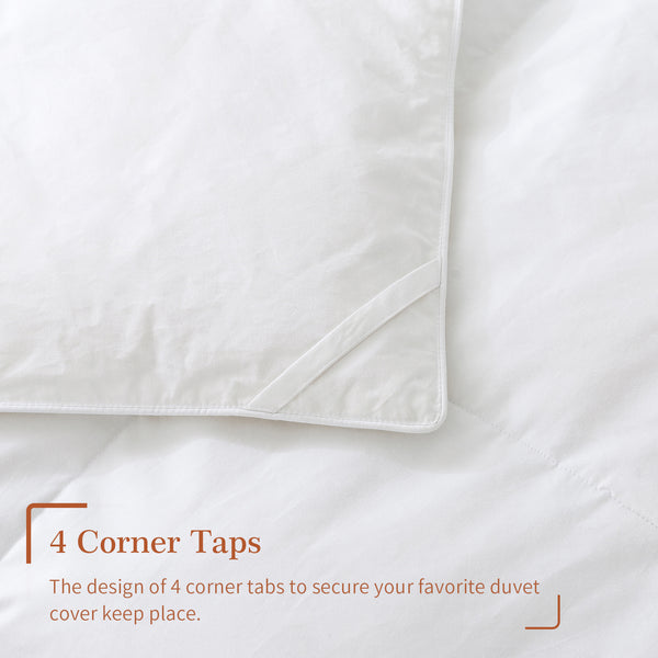 100% Cotton Quilted Lightweight Down Comforter by Cosybay