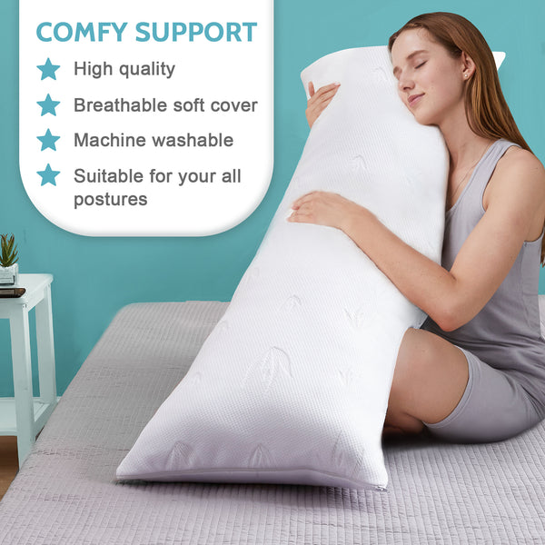 Full Body Pillow with Bamboo Pillowcase by Decroom