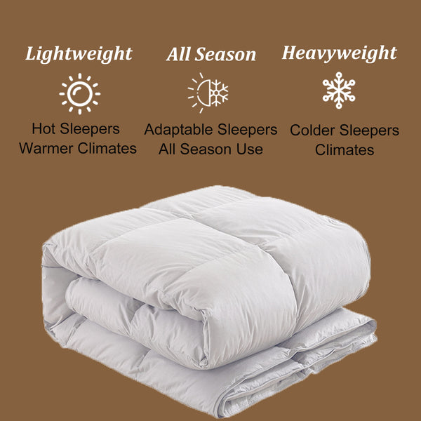 All Season Down Comforter by FASO
