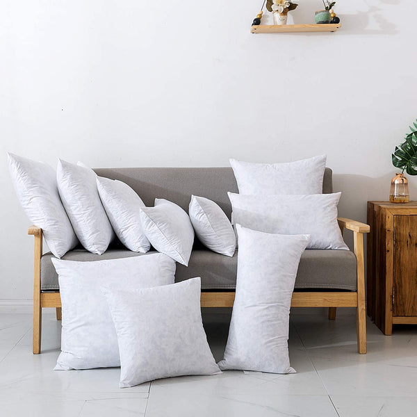 100% Cotton Stuffer Throw Pillow Insert by DOWNCOOL