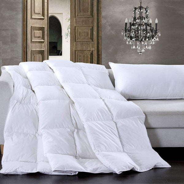 100% Cotton Heavyweight Down Comforter by WhatsBedding