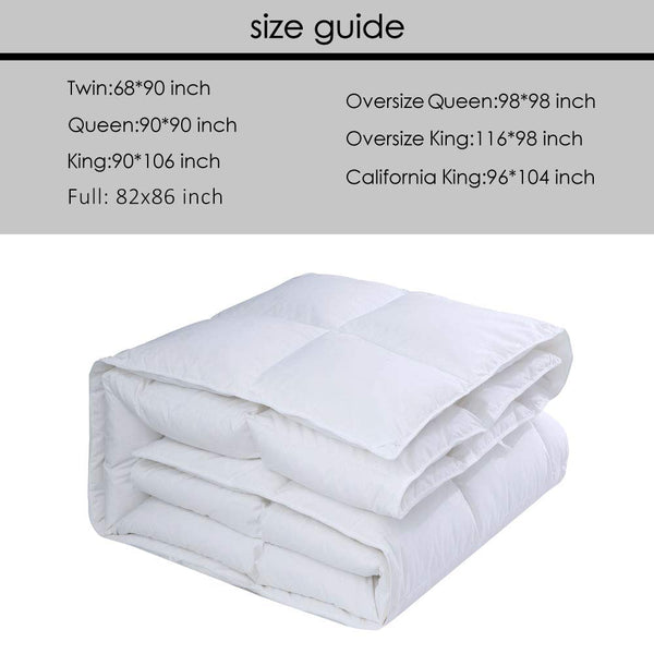 100% Cotton Heavyweight Down Comforter by WhatsBedding