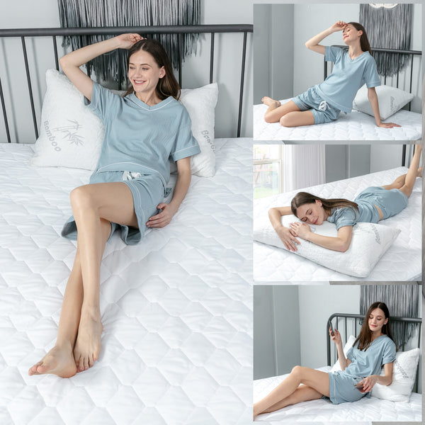 Ultra Soft Cotton Waterproof Mattress Pad by DOWNCOOL