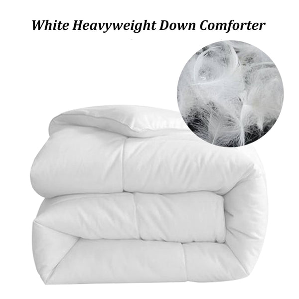 100% Cotton Heavyweight Down Comforter by WhatsBedding